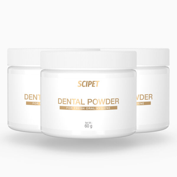 Οδοντική σκόνη της SciPet για σκύλους - 3x60 g